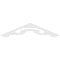 Ekena Millwork Pitch Northwest Architectural Grade PVC Gable Pediment, 36"W x 7 1/2"H x 1"P (5/12) GPP036X008X100NOR - alternate 3